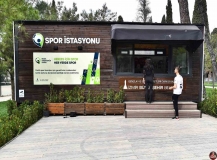 İzmir’in İlk Spor İstasyonu Hasanağa Bahçesi’nde Açıldı