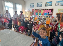 Öğrencilere diş sağlığının önemi anlatıldı
