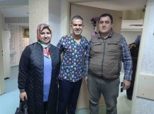 17 yıllık evli çift, ilk defa bebeklerinin kalp atışını duydu
