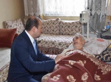 Sağlık Müdürü Şenkul, ev ziyaretlerine devam ediyor
