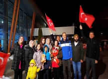 Dünya ikincisi özel sporcuya coşkulu karşılama
