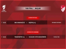 Ziraat Türkiye Kupası yarı final ilk maçlarının programı açıklandı

