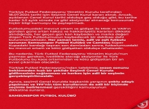 Samsunspor, TFF’yi ’acil’ seçimli genel kurula davet etti
