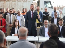 Başkan Duman mesai arkadaşlarıyla bayramlaştı
