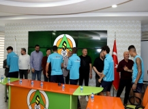 Alanyaspor’da bayramlaşma töreni yapıldı

