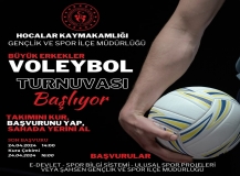 Hocalar’da voleybol heyecanı
