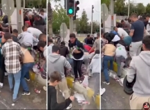 İzmir’de Yola Saçılan Biralar Yağmalandı: Vatandaşlar Birbirini Ezdi