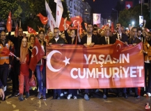 Karabağlar’da Cumhuriyet’in103.yılı coşkuyla kutlandı