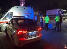 TIR ile motosiklet kavşakta çarpıştı: Sürücü kurtarılamadı